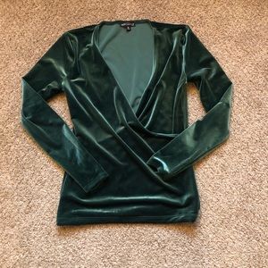 JCrew velvet top size XS